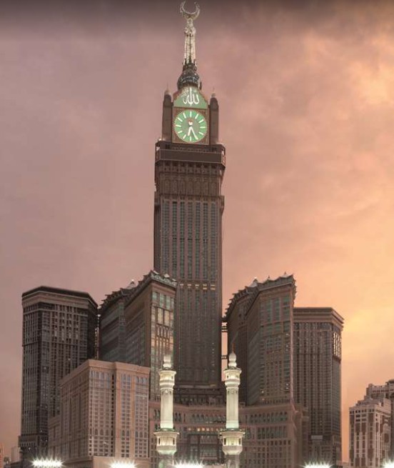 makkah clock royal tower a fairmont hotel makkah suudi arabistan